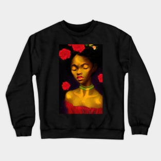 Goddess of Roses Crewneck Sweatshirt